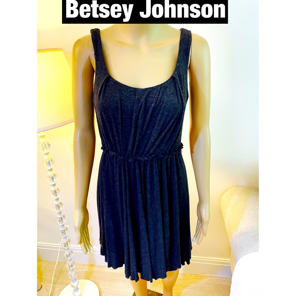 Betsey Johnson Gray Layered Dress Sz 4